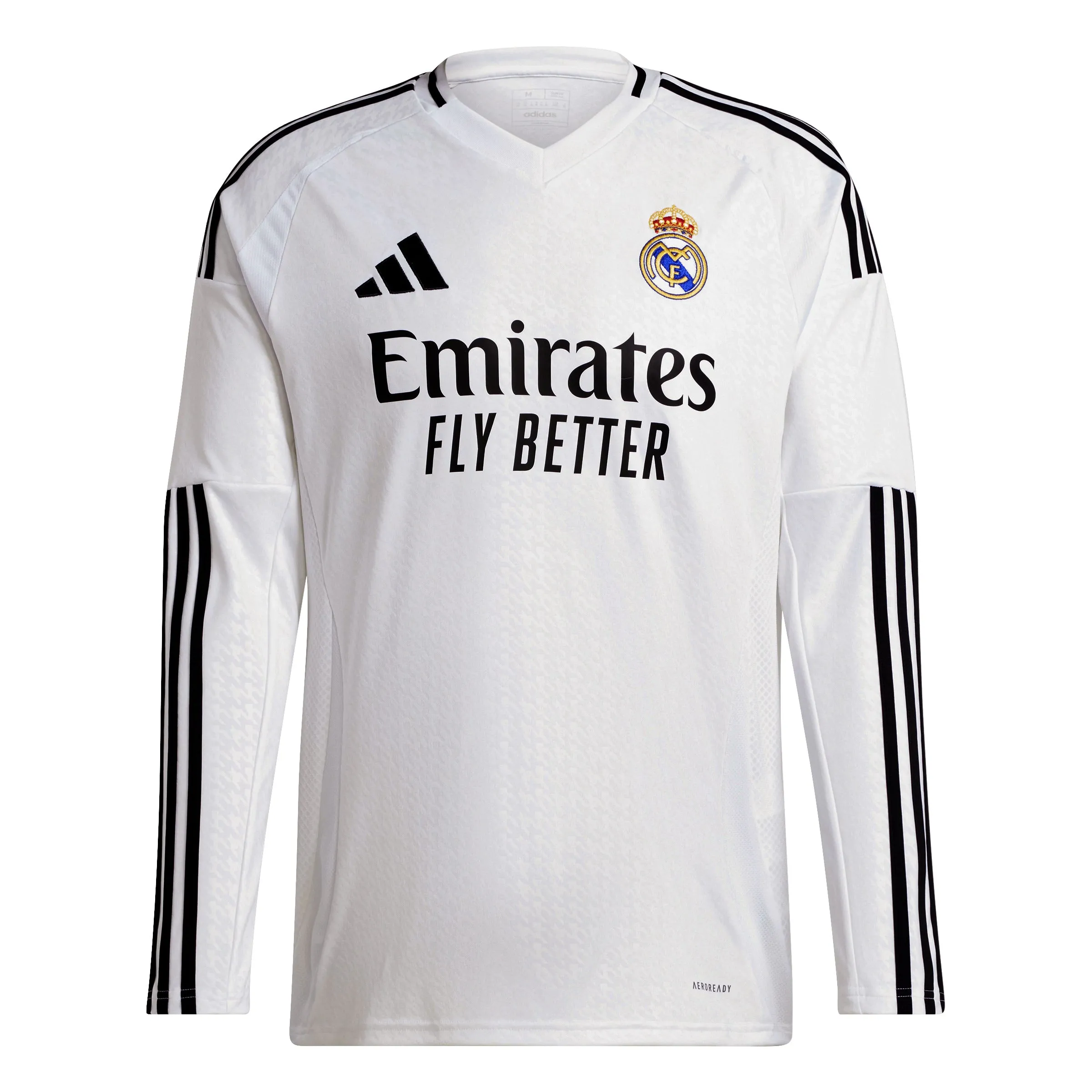Adidas Men's Real Madrid 24/25 Home Long Sleeve Jersey