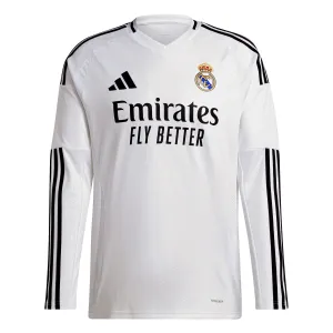 Adidas Men's Real Madrid 24/25 Home Long Sleeve Jersey