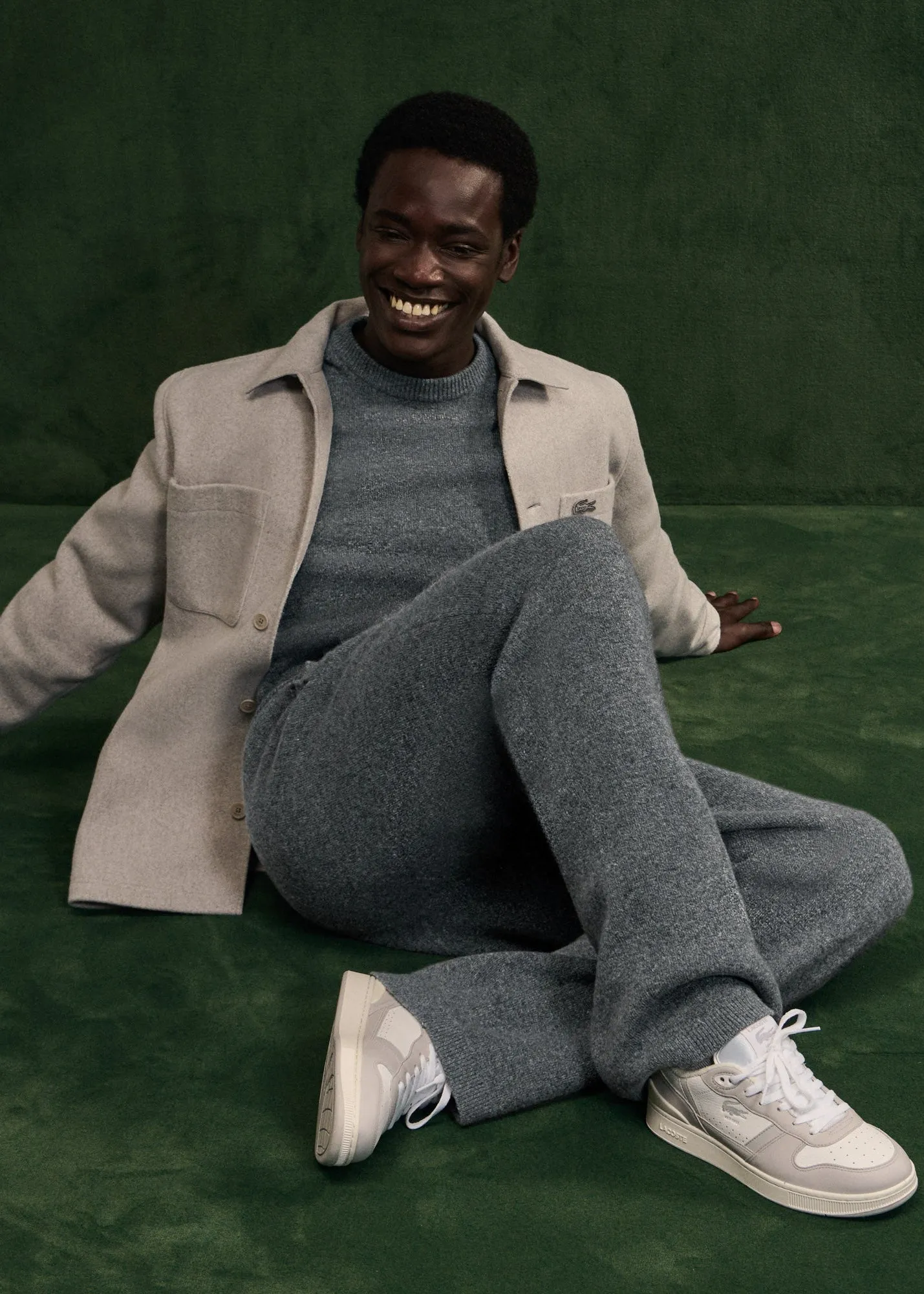 Baskets Lacoste grises