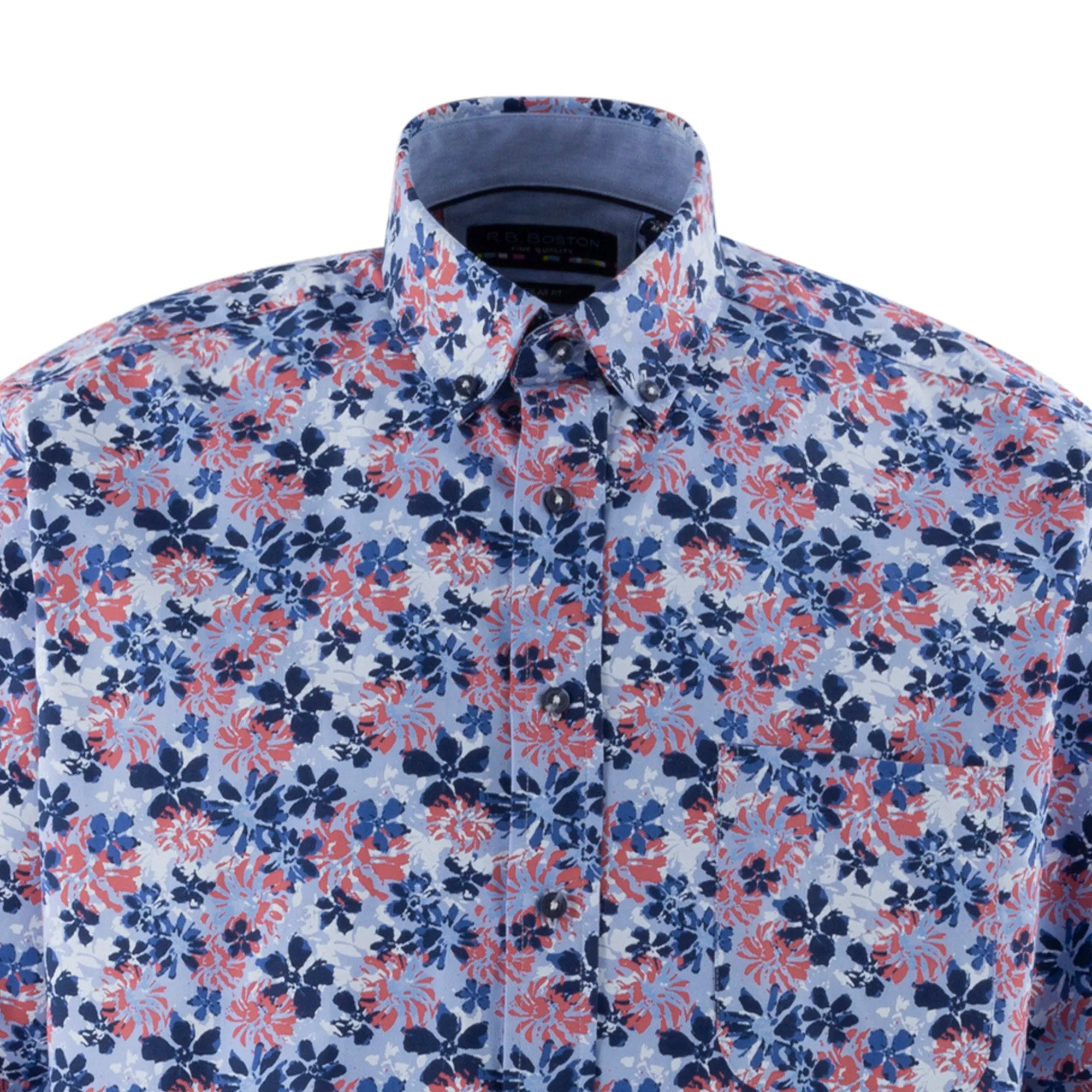 Camisa estampada regular fit 417673