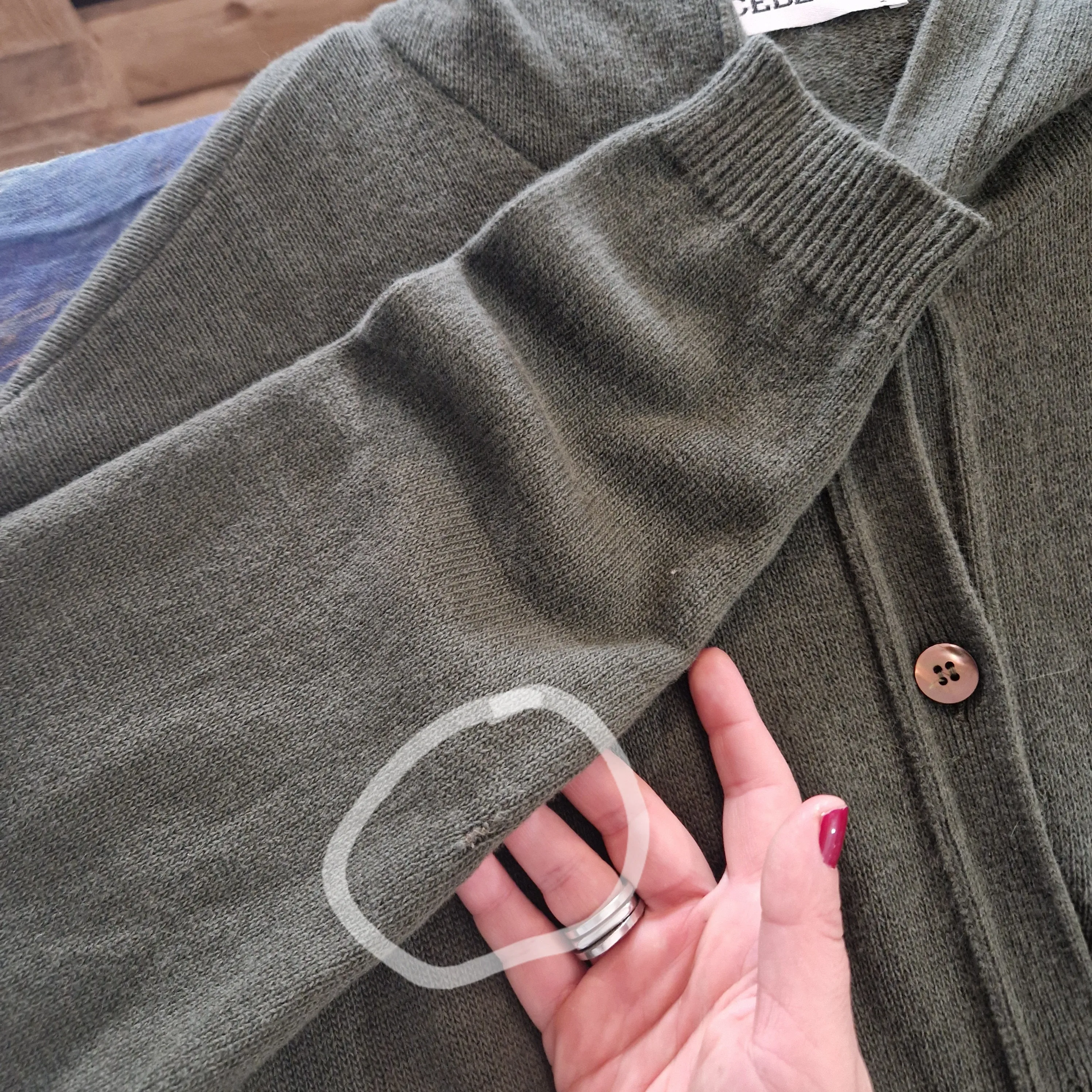 Cardigan Iceberg lungo con cappuccio