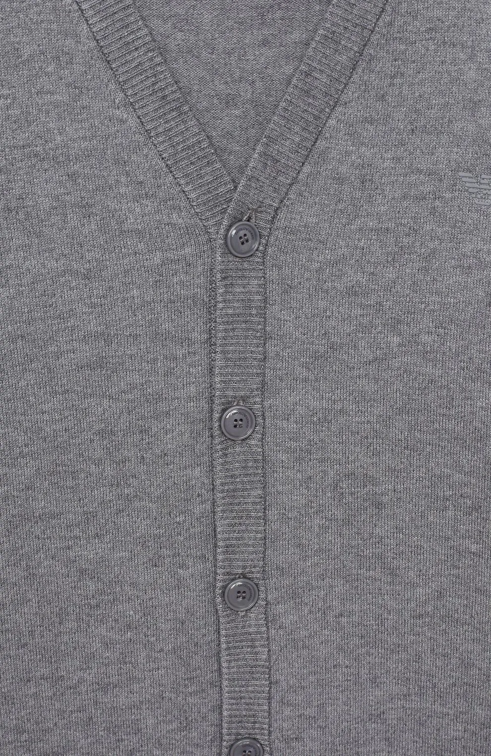 Cardigan in lana con logo Armani A/I 2024