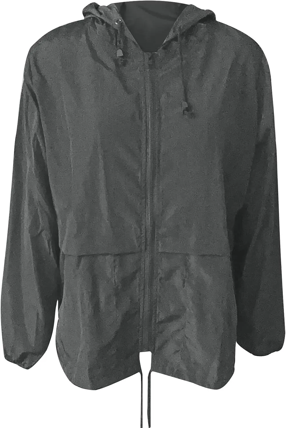 Cdiecer Women's Rain Jacket Plus Size Hooded Raincoat Waterproof Windbreaker Sunscreen Jacket Hiking Zipper Hoodie