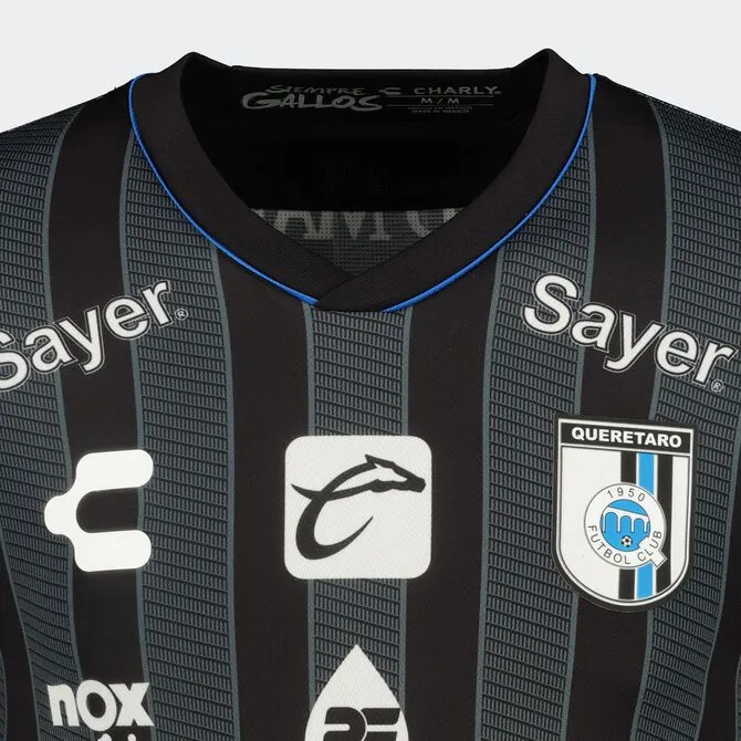 CHARLY Queretaro FC Adult Away Jersey 23/24 5019690 BLACK/GREY