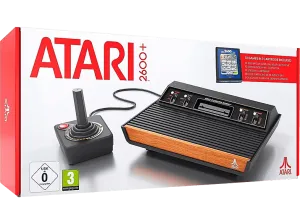 Consola retro - Atari 2600 , 10 juegos, Negro