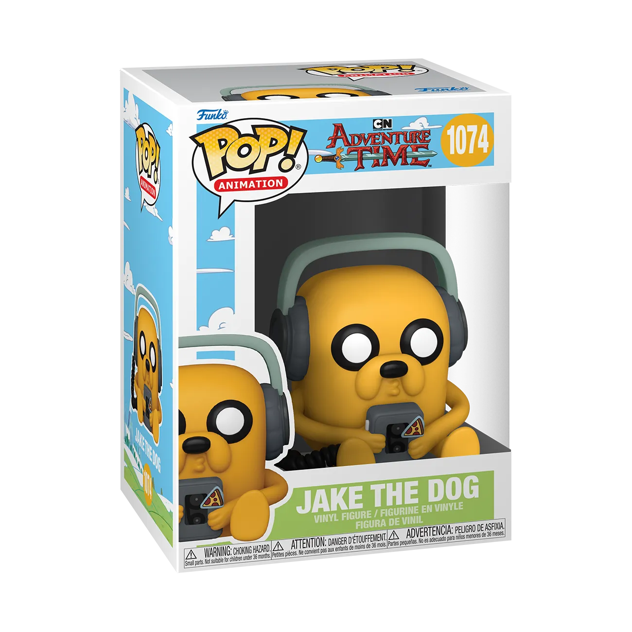 Funko Pop Animation: Hora de Aventura - Jake con reproductor Cartoon classics
