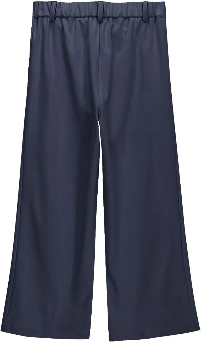 Girls' Dress Pants High Waisted Wide Leg Pants Kids Formal Uniform Pants Long Trousers Cute Preppy Clothes for Teens