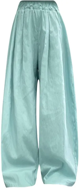 Girls Kids Linen Casual Trousers Wide Leg Solid Color Straight Baggy Pants Elastic High Waisted Flowy Trendy Sweatpants Girls Kids Linen Casual Trousers Wide Leg Solid Color Straight Baggy Pants Elastic High Waisted Flowy Trendy Sweatpants