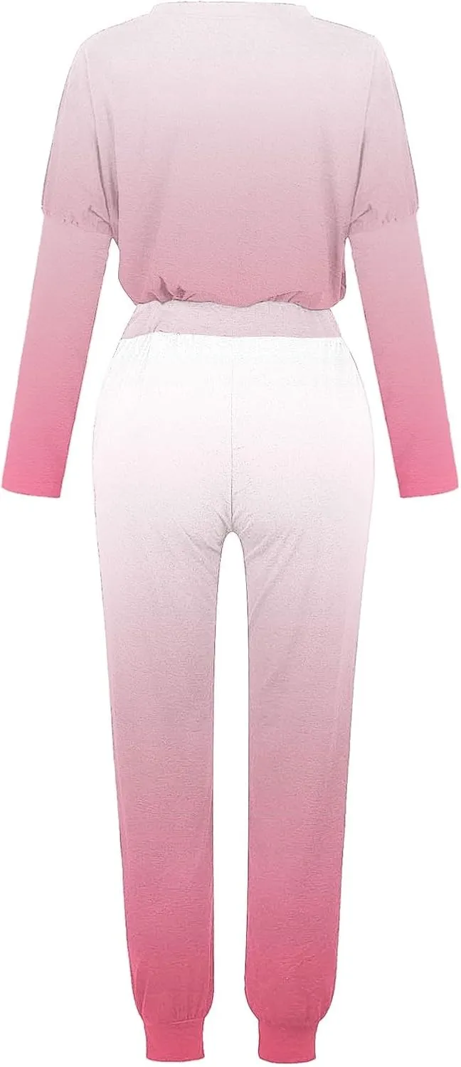 Jogger Sets for Women - 2 Piece Lounge Sets with Matching Sweatshirts