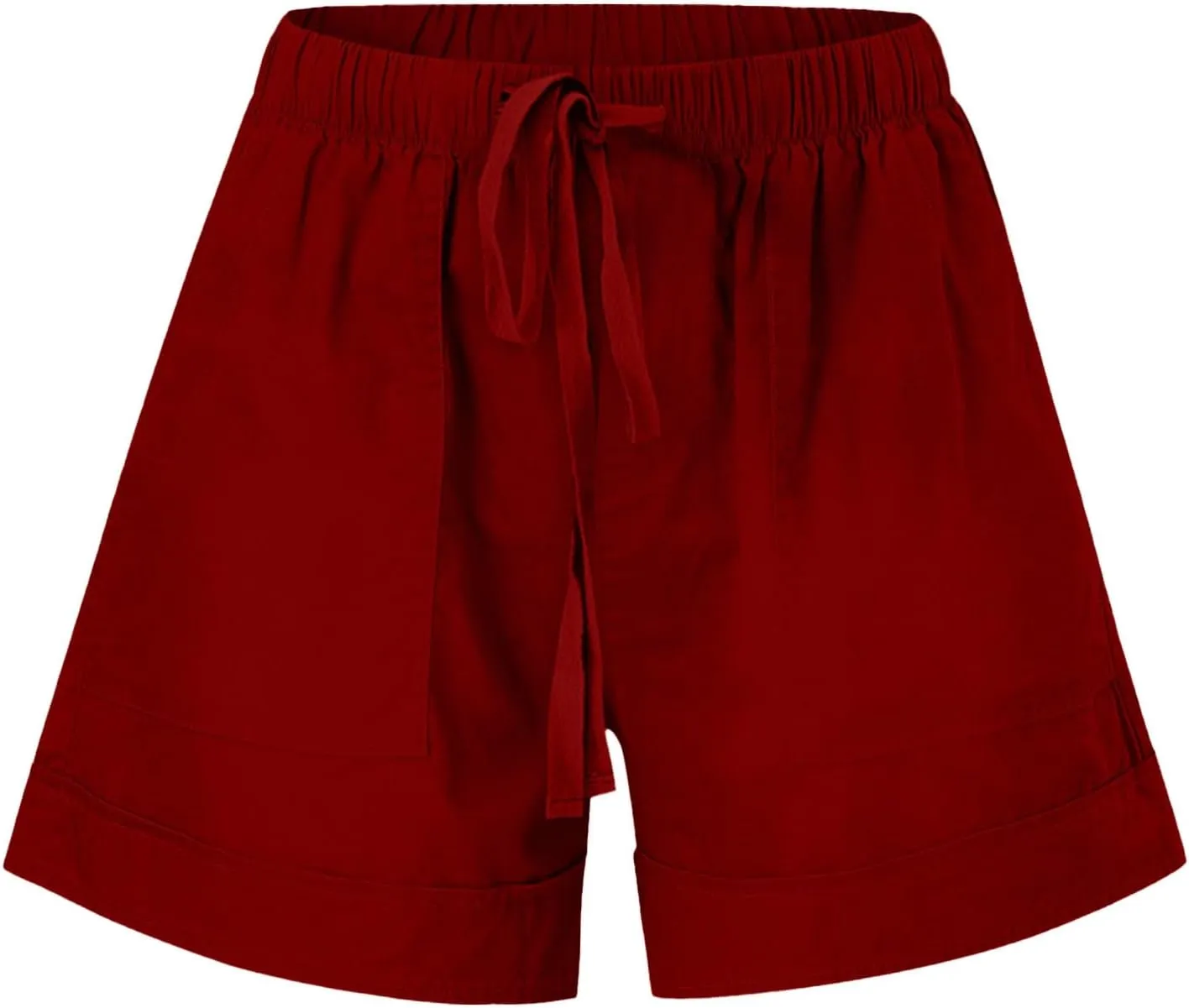 Lounge Shorts for Women Drawstring Summer Causal Shorts Elastic High Waisted Baggy Short Pants Beach Vacation Outfits