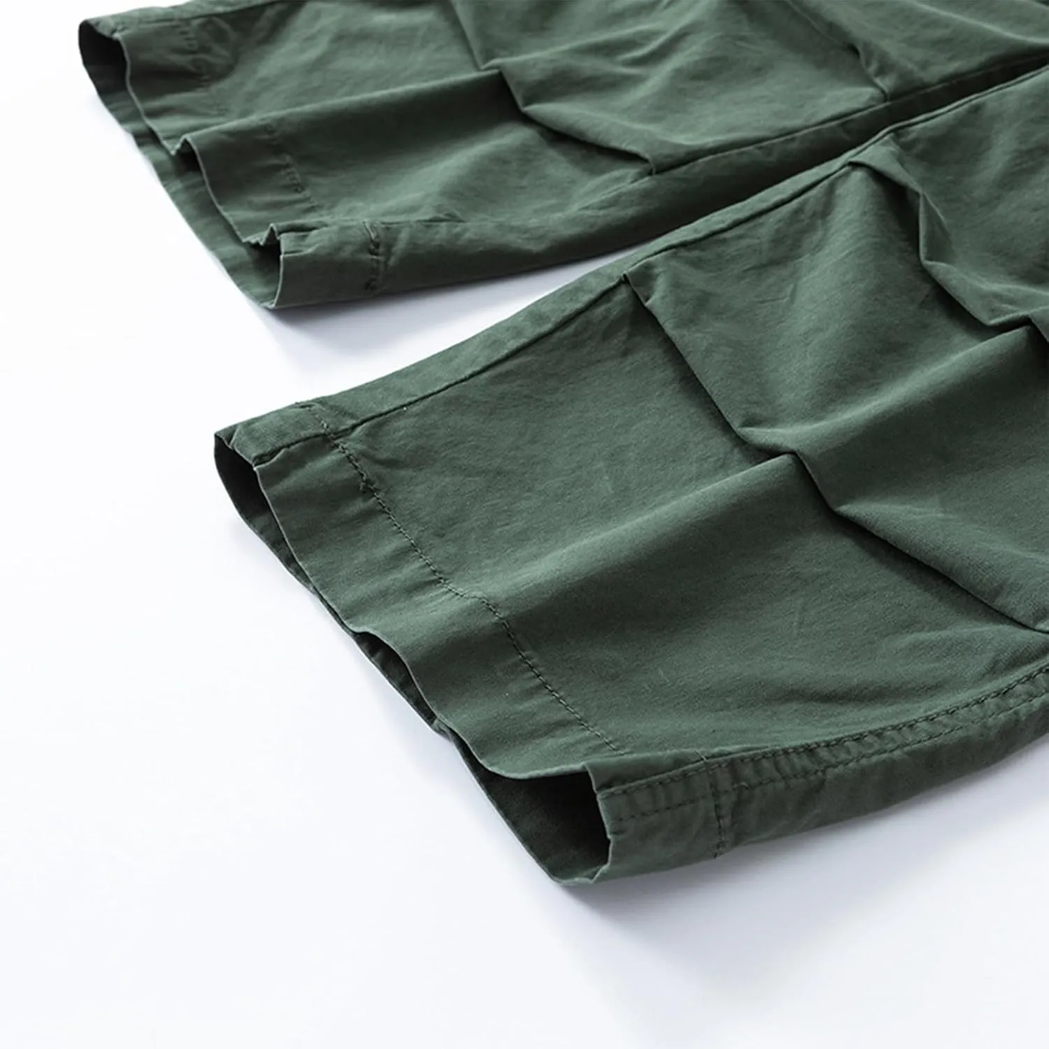 Men's Cargo Pants Construction Pockets Hiking Stretch Baggy Waterproof Sweatpants Trousers