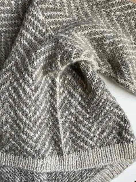 Obba sweater by Aegyo Knit, No 1   Silk Mohair yarn kit (excl pattern)