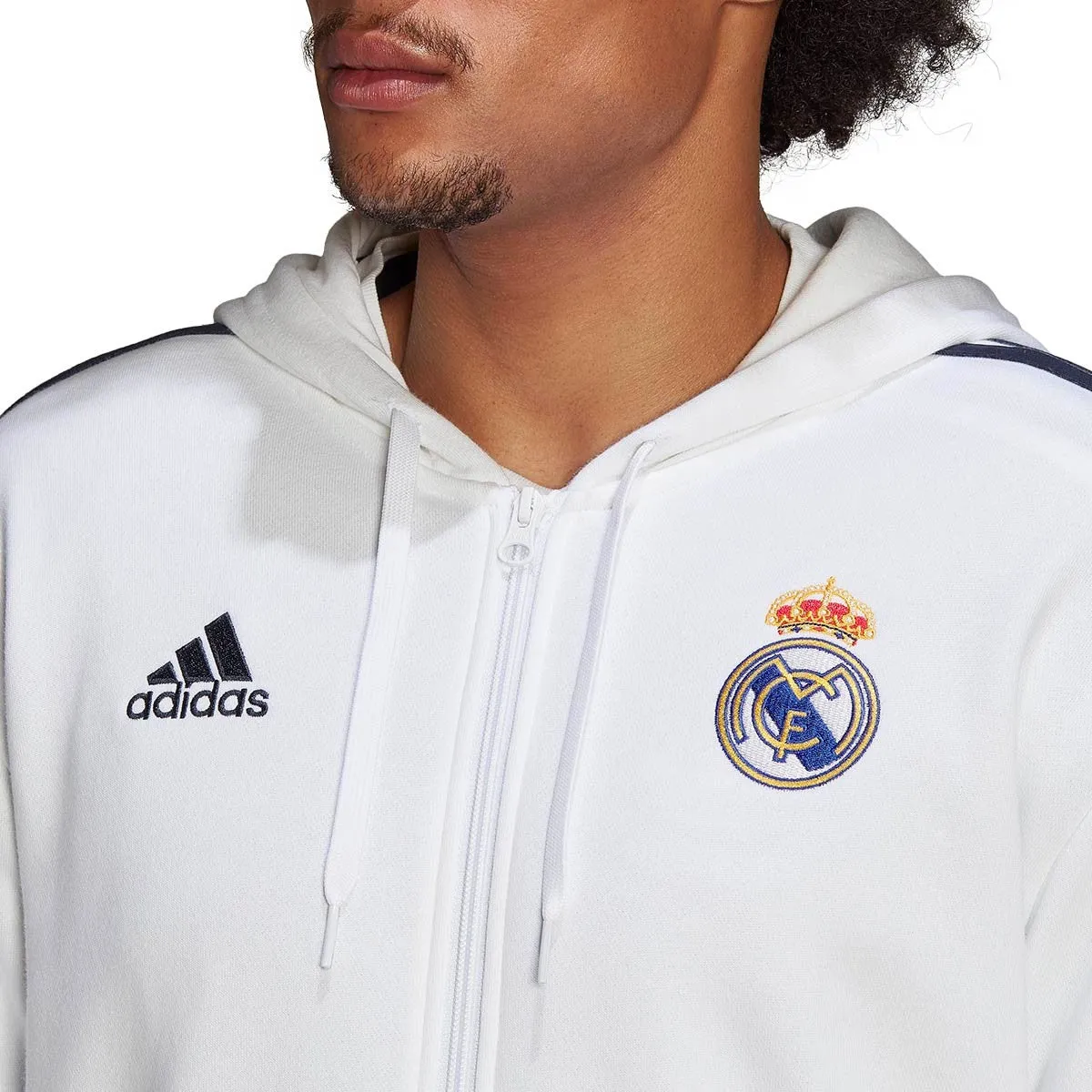 Real Madrid Casual 3S hooded presentation tracksuit 2022/23 - Adidas