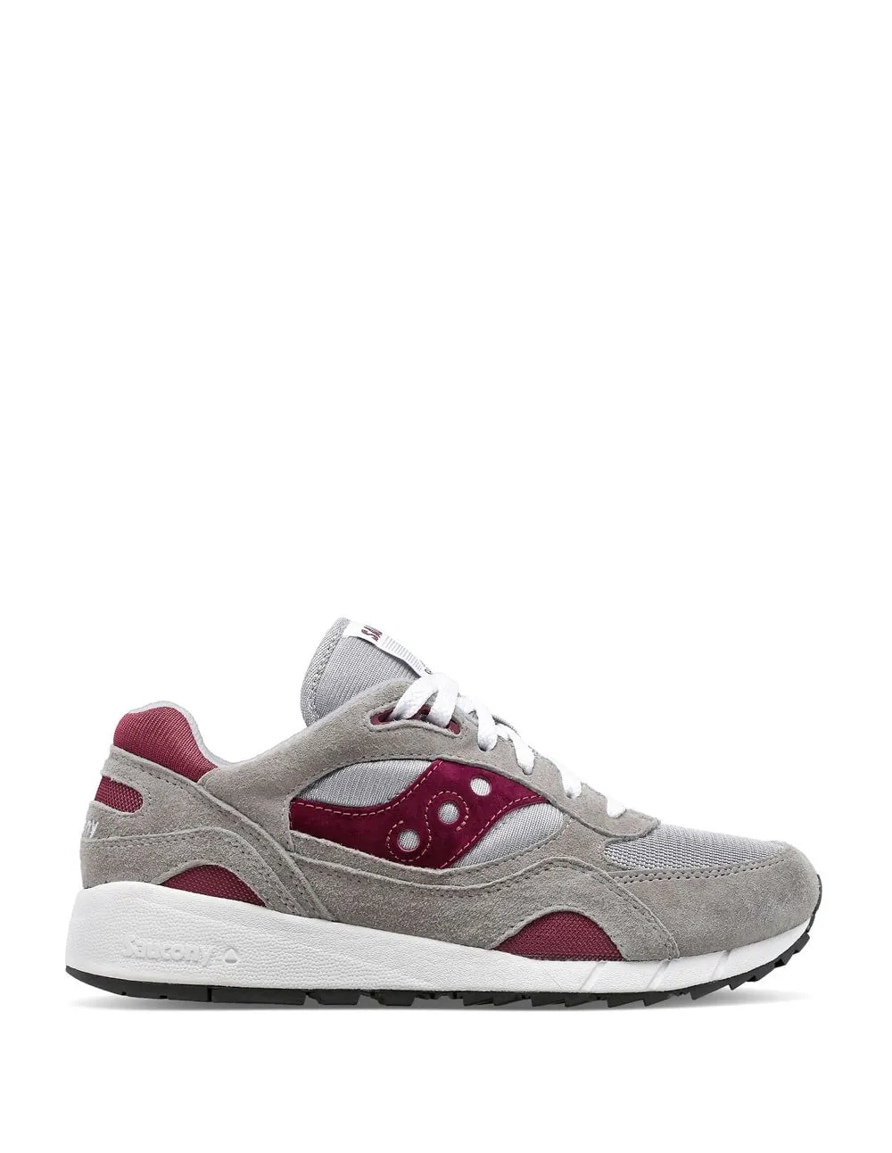 Saucony Shadow 6000 Grises y Burdeos Hombre