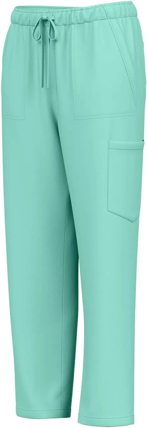 Scrub Suit Set for Women Nursing Uniforms Set V-Neck Scrub Tops with Pockets & Cargo Pant Top & Tapered Leg Jogger Pants