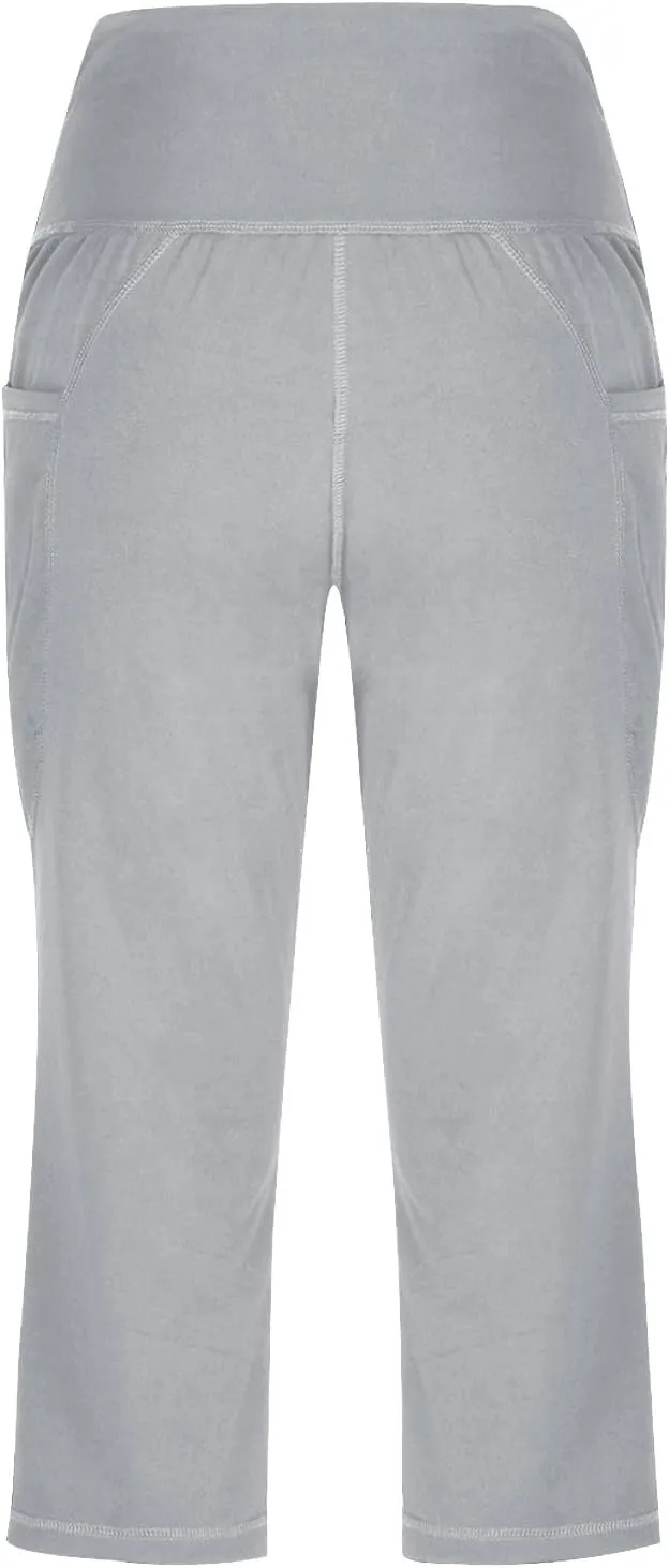 SMIDOW Capri Yoga Pants for Women Dressy Casual Soft High Waisted Tummy Control Leggings with Pockets Workout Gym Outfits