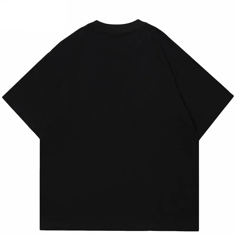Space Astronaut Graphic Oversized T-Shirt