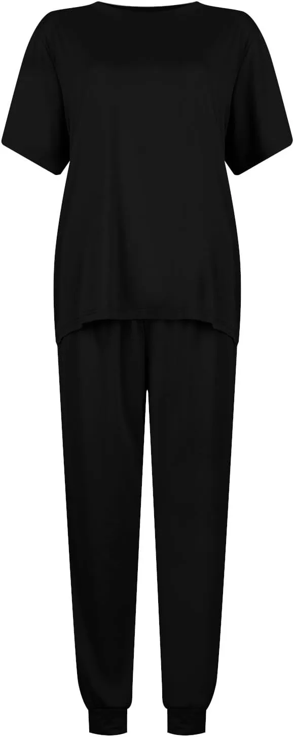 Sweatsuit Set for Women 2024 Fall Two Piece Tracksuit Long Sleeve Crew Neck Jogging Suits Loose Fit Workout Clothes
