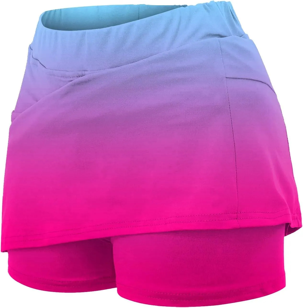Tennis Skirt Skorts for Woman High Waisted Elastic Yoga Workout Golf Skorts Quick Dry Athletic Tummy Control Floral Skirts