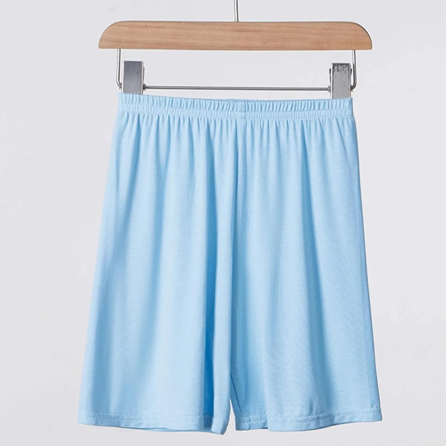 Toddler Boys Girls Baggy Pants Unisex Loose Wide Leg Elastic Waist Breathable Trousers Summer Soft Solid Color Pants