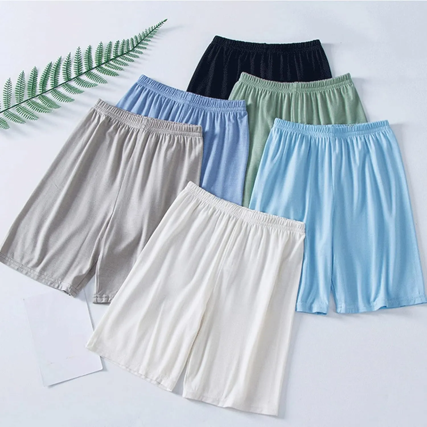 Toddler Boys Girls Baggy Pants Unisex Loose Wide Leg Elastic Waist Breathable Trousers Summer Soft Solid Color Pants