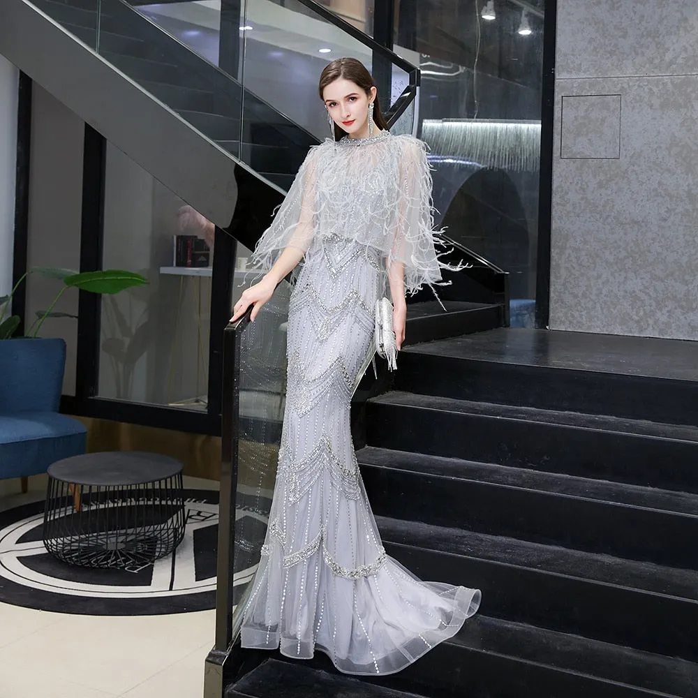 Vestido de Festa Longo Cristal Luxo - Modelo Especial
