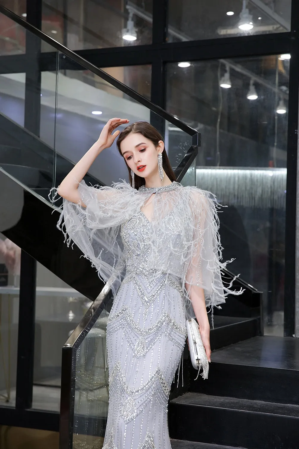 Vestido de Festa Longo Cristal Luxo - Modelo Especial