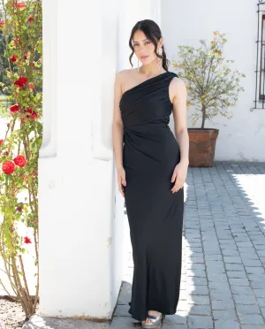 Vestido Largo de Fiesta Corina Negro