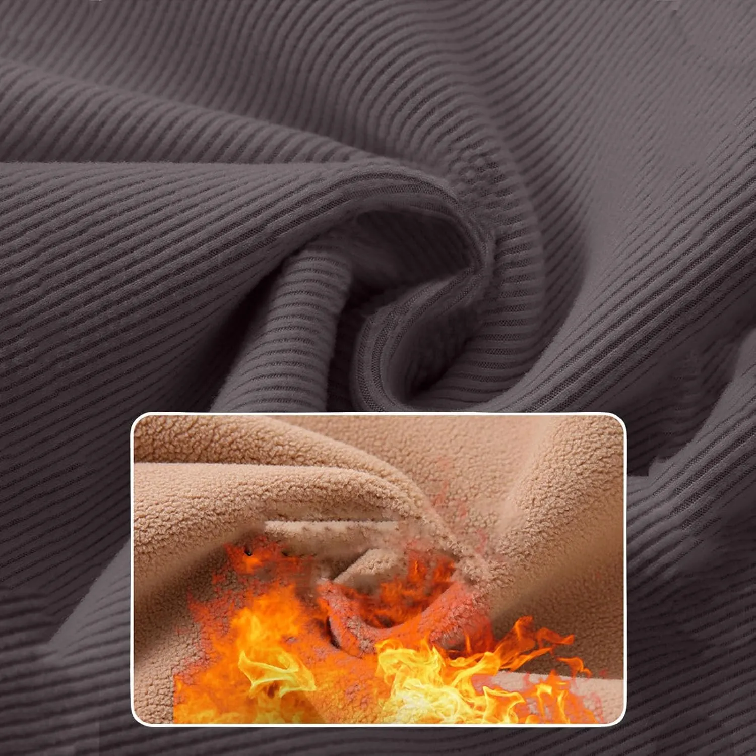 Women Mock TurtleNeck Long Sleeve Shirts Fleece Lined Thermal Baselayer Underwear Tops Slim Fit Solid Tees Shirt