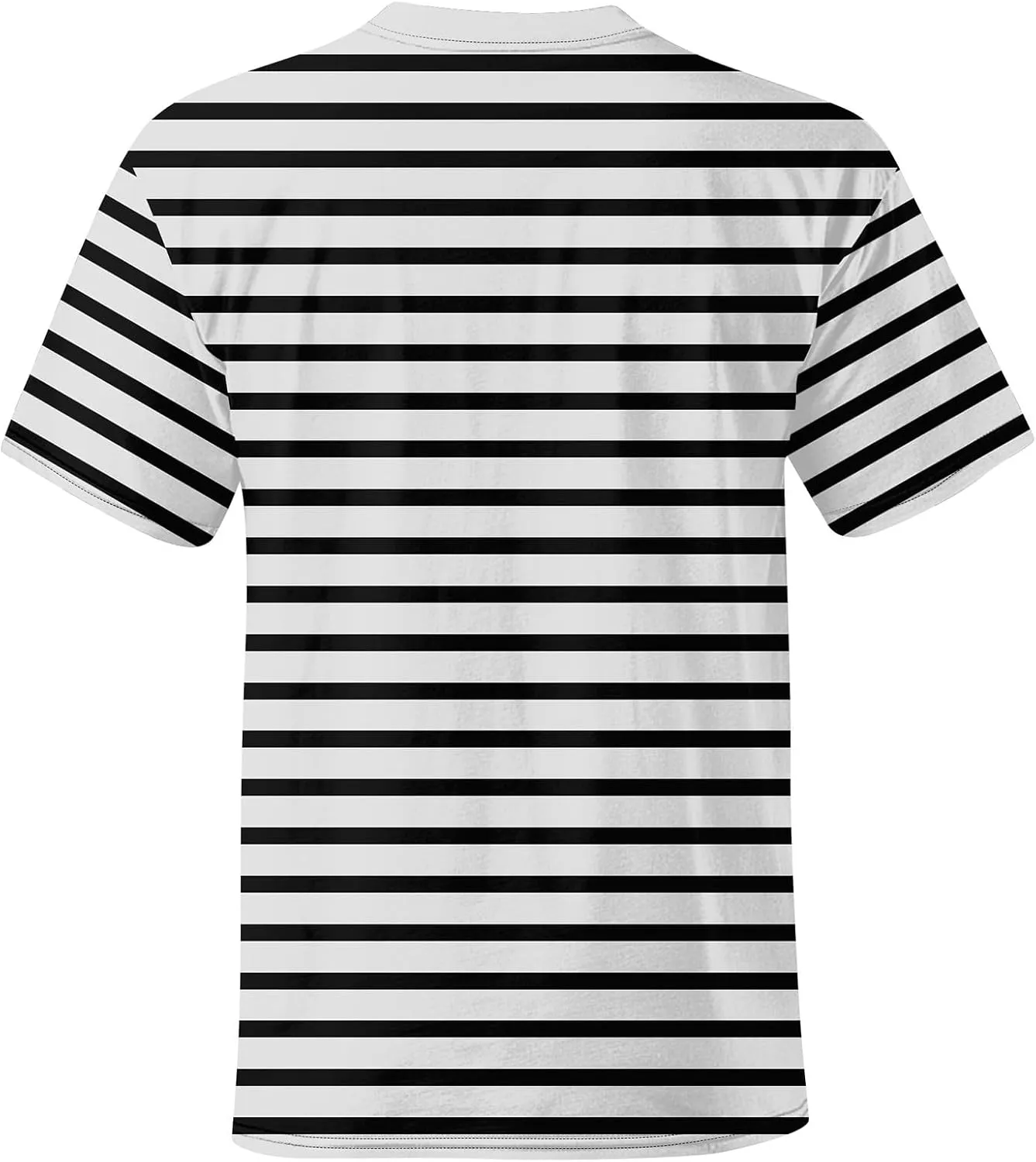 Ymosrh Men's Fashion Tshirts Casual Striped Short Sleeve Crewneck Summer Basic Tee Shirts, S-4XL